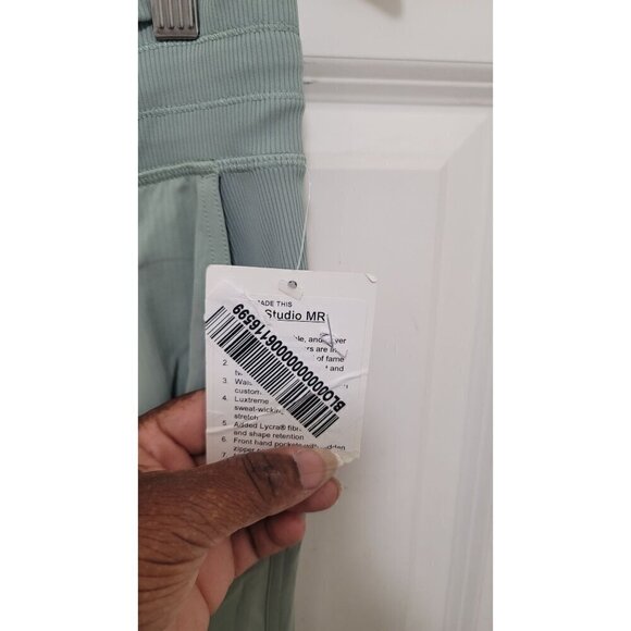 NEW LULULEMON WOMEN'S DANCE STUDIO MID RISE GREEN LOSS PANTS REGULAR SIZE 6 - Picture 8 of 12